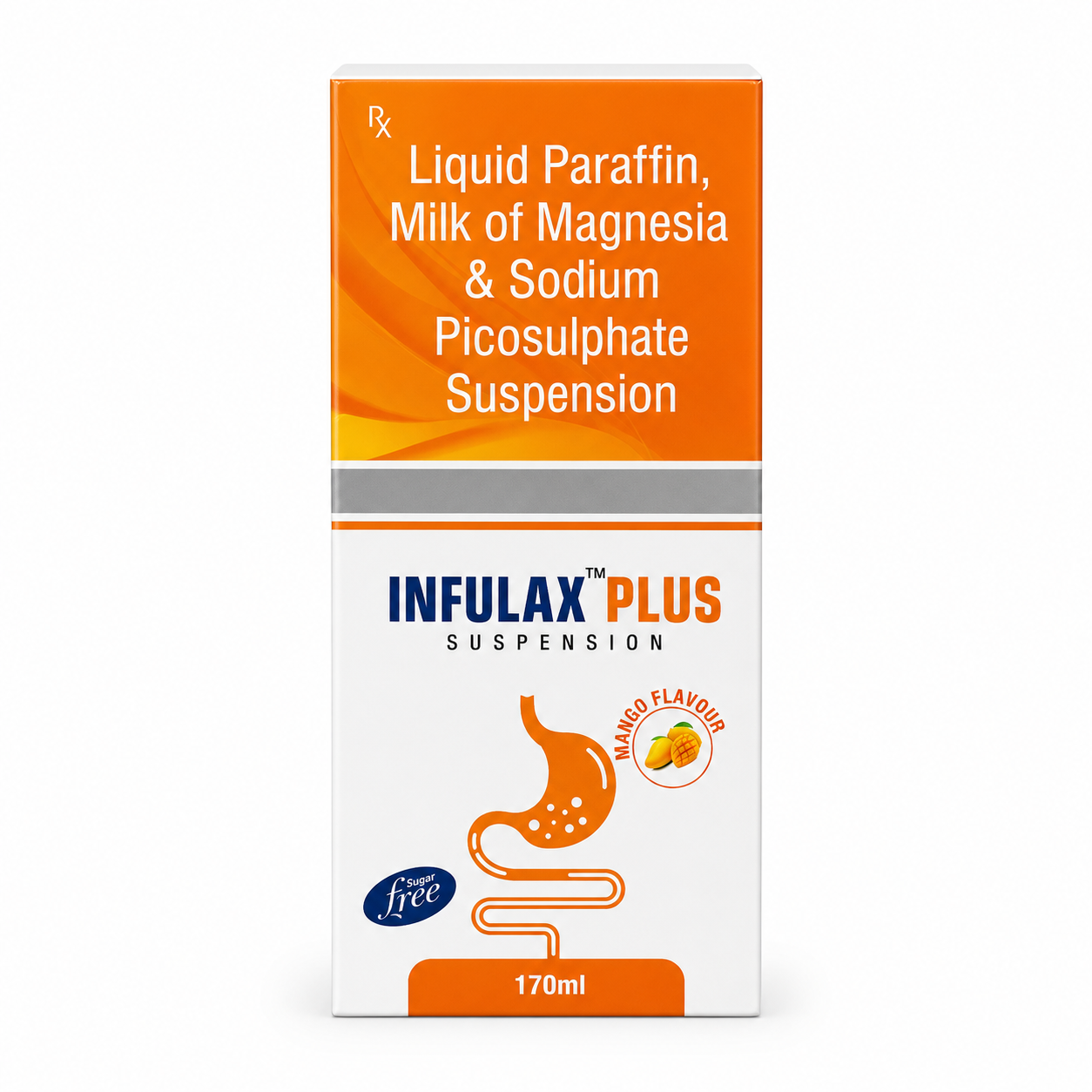 Infulax Plus — Liquid Paraffin + Milk of Magnesia + Sodium Picosulfate Suspension